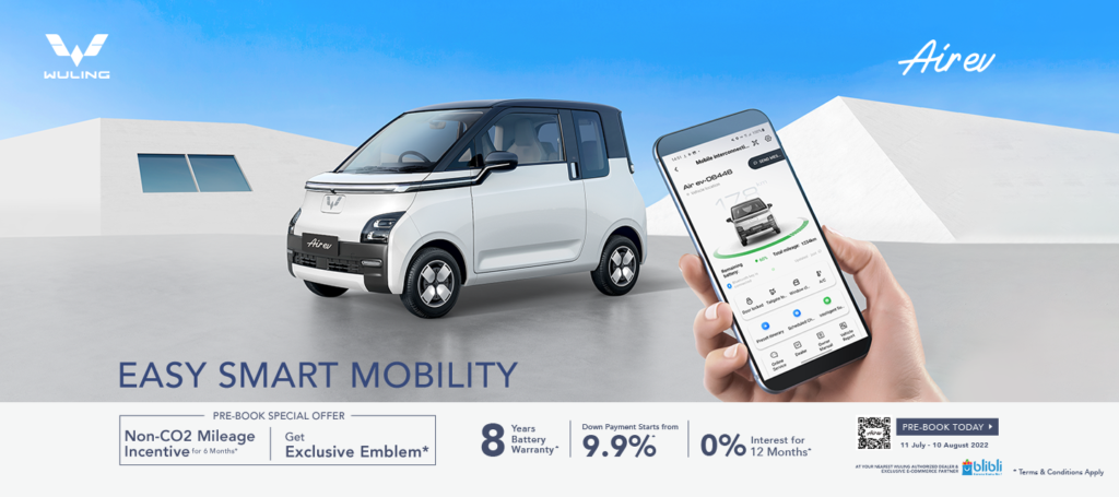 Pre-Book Wuling Air ev Sekarang! Pre-Book Wuling Air ev Sekarang!